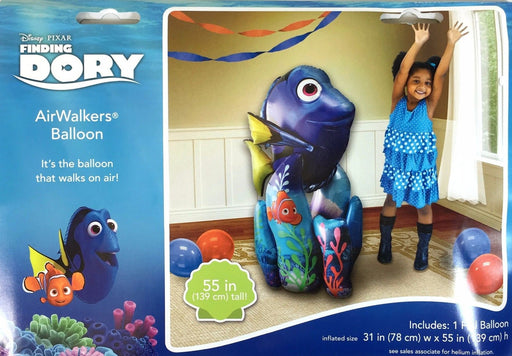 Disney New Movie Finding Dory w Nemo Airwalker 50" Birthday Party Jumbo Balloon HELIUM NOT INCLUDED