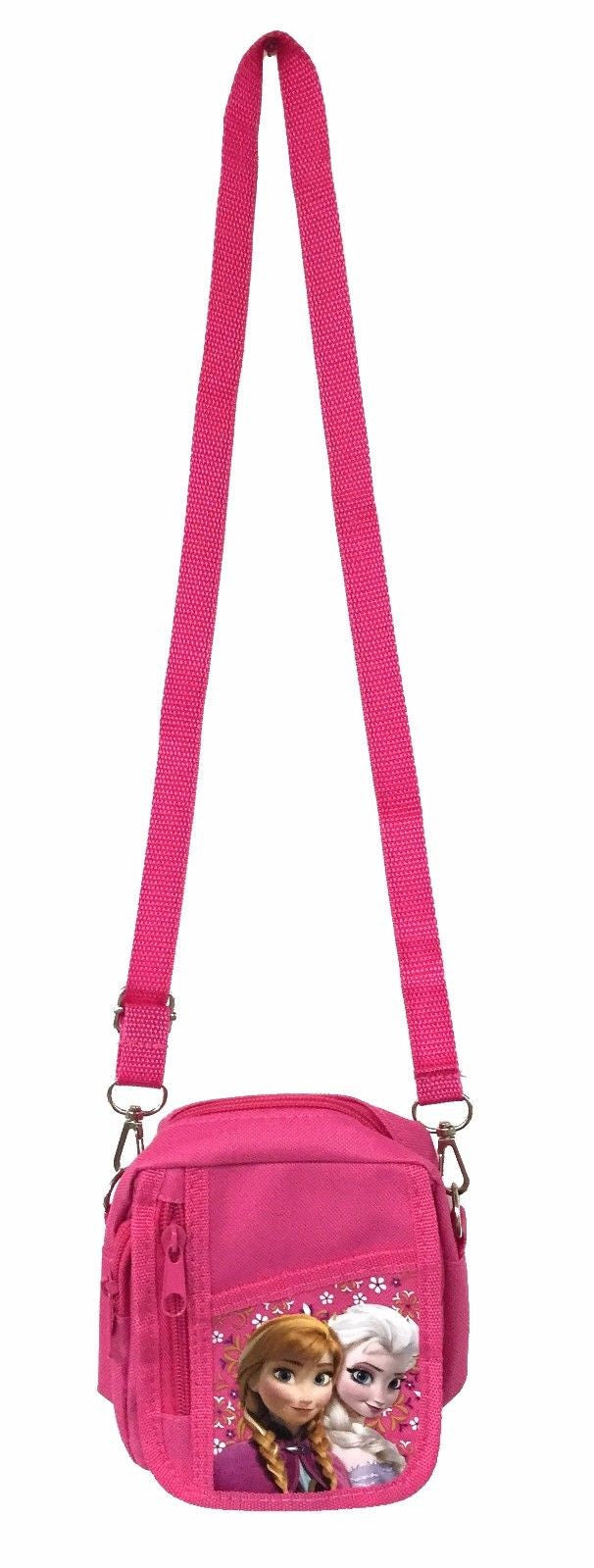 Disney Frozen Pink Elsa Wallet Camera Pouch Bag Purse with Shoulder Strap