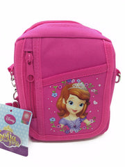 Disney Sofia The First Pink Camera Pouch Bag Wallet Purse with Shoulder Strap'