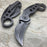 TAC FORCE Stone Wash Spring Assisted KARAMBIT STYLE Tactical Pocket Knife