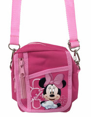 Disney Minnie Mouse Pink Camera Pouch Bag Wallet Purse with Shoulder Strap