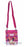 Disney Dark Pink Minnie Mouse Wallet Camera Pouch Bag Purse Shoulder Strap 7.5"