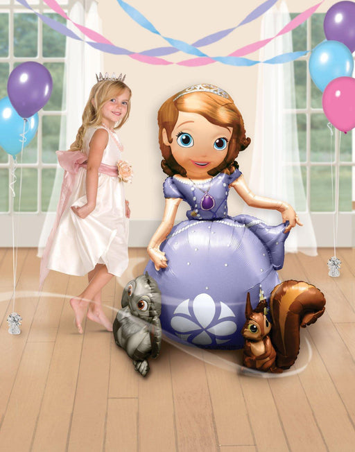 Gaint Princess Sofia The First 3D Airwalker 54" Jumbo Foil Balloon Party Supplie HELIUM NOT INCLUDED