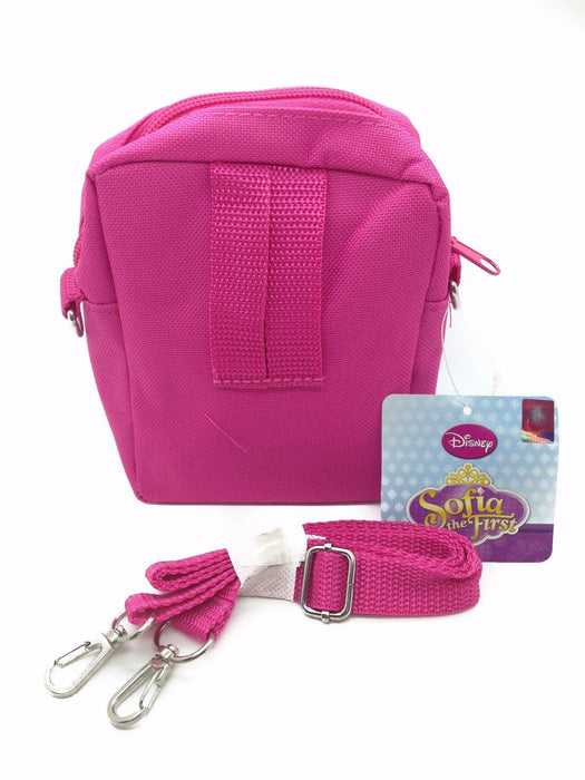 Disney Sofia The First Pink Camera Pouch Bag Wallet Purse with Shoulder Strap'