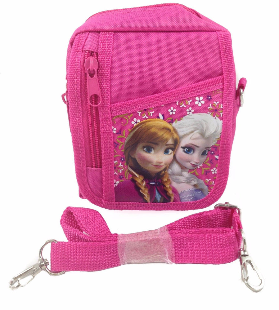 Disney Frozen 2 Snow Queen Elsa Queen Anna & Olaf Purple Glitter Shinning  Zip Coin Purse / Beg Duit Syiling For Girls