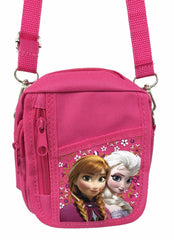 Disney Frozen Pink Elsa Wallet Camera Pouch Bag Purse with Shoulder Strap