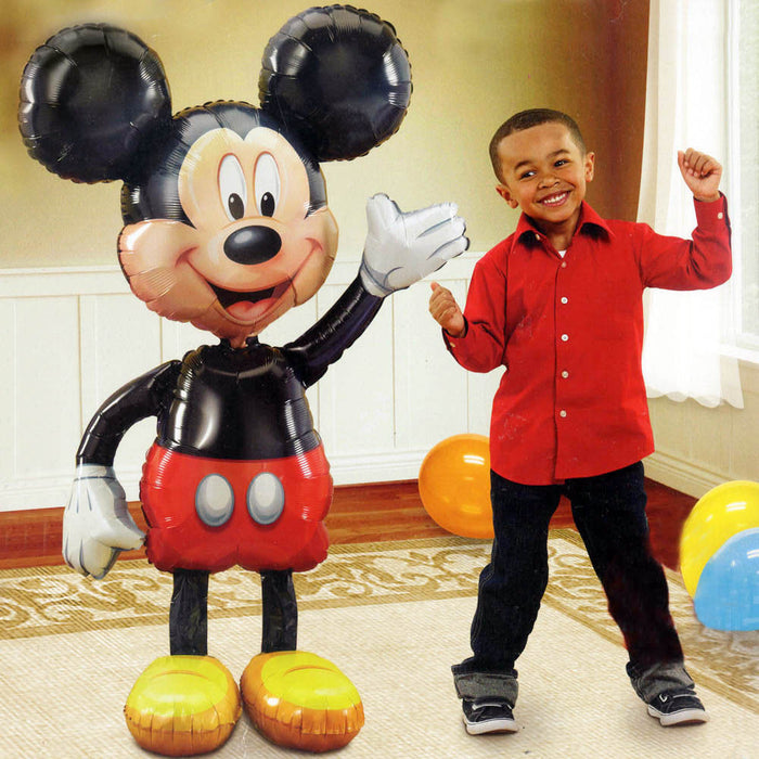 Mickey Mouse Airwalker 52" Jumbo Birthday Foil Balloon Decoration Party Supplies HELIUM NOT INCLUDED