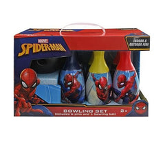 Spiderman Bowling Set Toy Game Kids Birthday Gift Toy 6 Pins &1 Ball