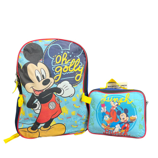 Disney Mickey Mouse Goofy Backpack with Detachable Insulated Lunch Bag