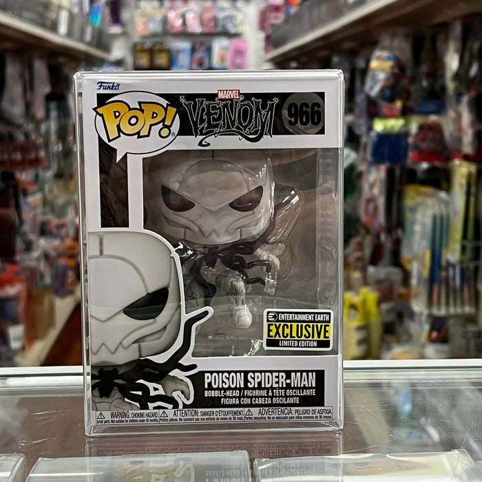Funko Pop! MARVEL VENOM: POISON SPIDER-MAN Vinyl Figure #966 Common + Chase Set