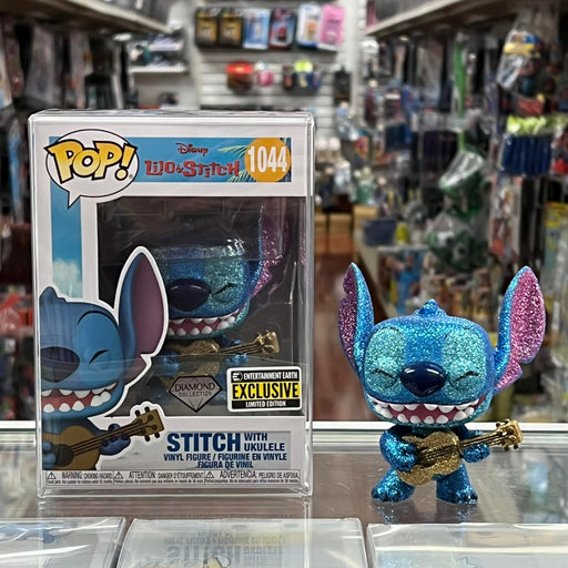 FUNKO POP! Stitch with Ukulele Diamond Edition Vinyl figure Entertainment Earth Exclusive