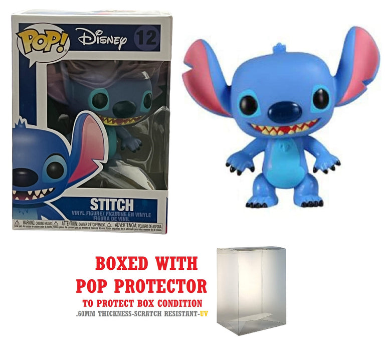 Funko Pop! Disney: Lilo & Stitch- Stitch #12 with Protector case