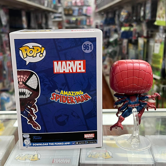 Funko Pop! Marvel: DOPPELGANGER Spider-Man Vinyl Figure Special Edition METALLIC