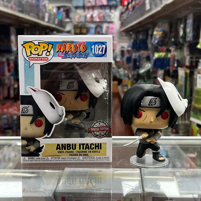 Funko Pop! Naruto: Shippuden ITACHI ANBU Vinyl Figure - CHALICE Exclusive (SPECIAL EDITION) STICKER COMMON ONLY