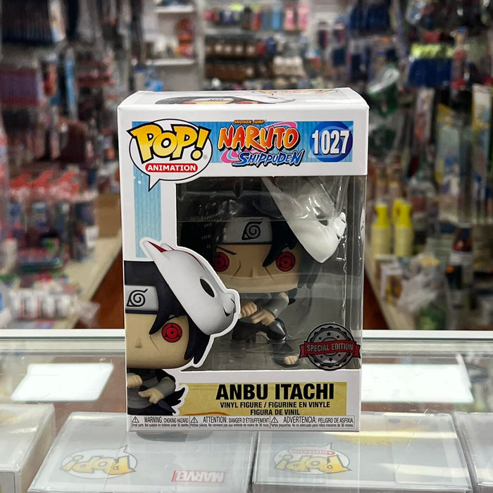 Funko Pop! Naruto: Shippuden ITACHI ANBU Vinyl Figure - CHALICE Exclusive (SPECIAL EDITION) STICKER COMMON ONLY