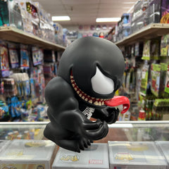 Monogram VENOM Cute PVC Figural Bust Bank for Coins 9"x 7"x 5"