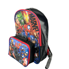 Marvel Avengers Backpack Detachable Insulated Lunch Bag Set