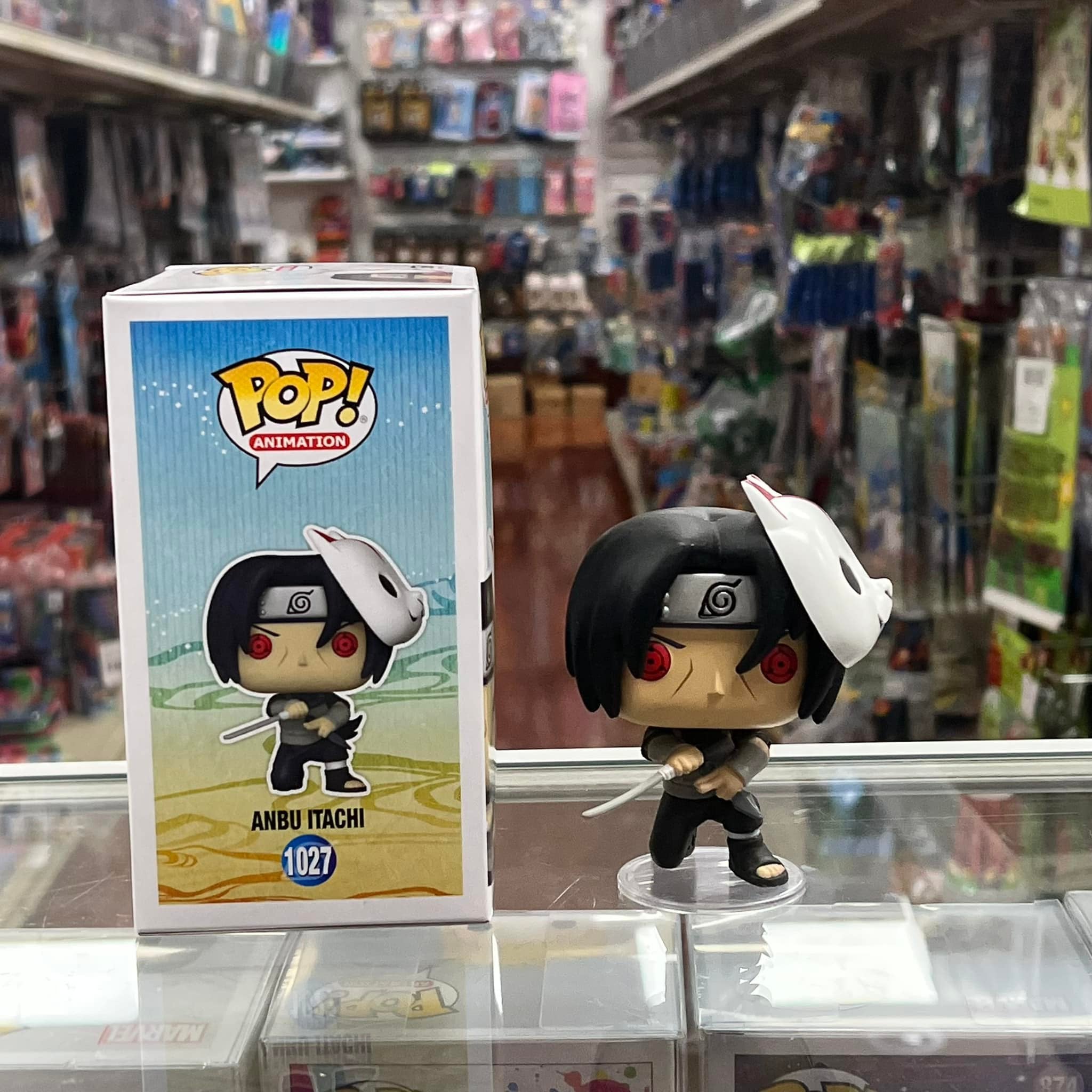 Funko Pop! Naruto: Shippuden ITACHI ANBU Vinyl Figure - CHALICE Exclusive (SPECIAL EDITION) STICKER COMMON ONLY