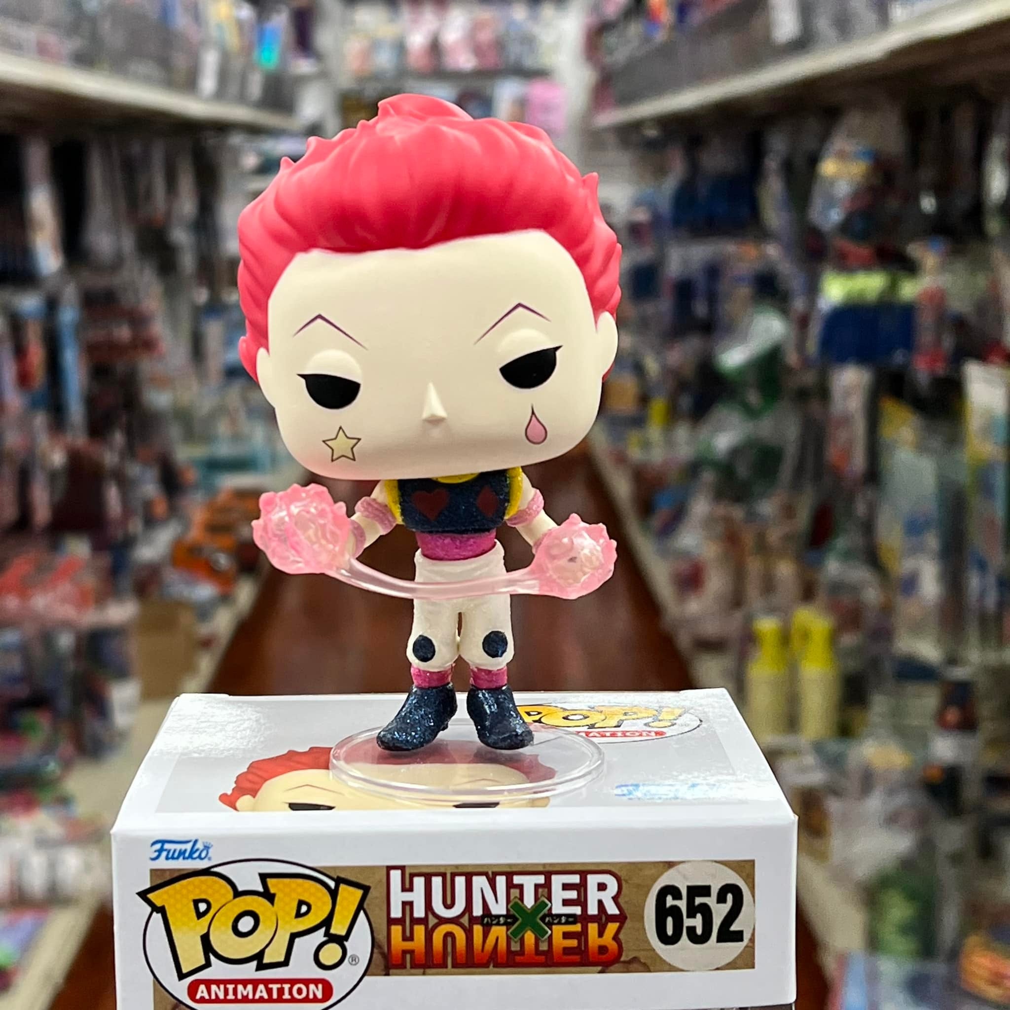 Funko POP! Anime - Hunter X Hunter -  Hisoka (DIAMOND COLLECTION) Vinyl Figure SPECIAL EDITION STICKER