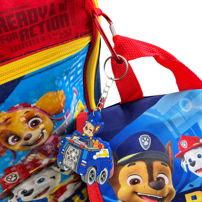 New Paw Patrol 5 Pc Backpack Set Lunch Bag, Cinch Sack, Squish