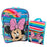 Minnie Mouse Backpack 4PC Set with Lunch Kit, Key Chain & Carabiner