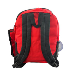 Spider-Man Backpack 4PC Set with Lunch Kit, Key Chain & Carabiner