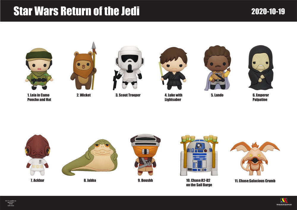 Star Wars: Return of the Jedi 3-D Foam Figural Bag Clip Blind Bag