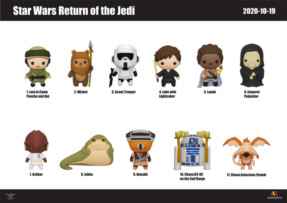 Star Wars: Return of the Jedi 3-D Foam Figural Bag Clip Blind Bag