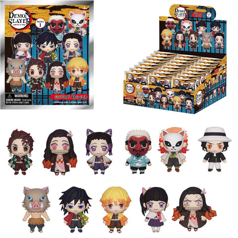 Monogram: Demon Slayer 3-D Foam Figural Bag Clip Keyring Blind Bag Series 1 (1 Random)