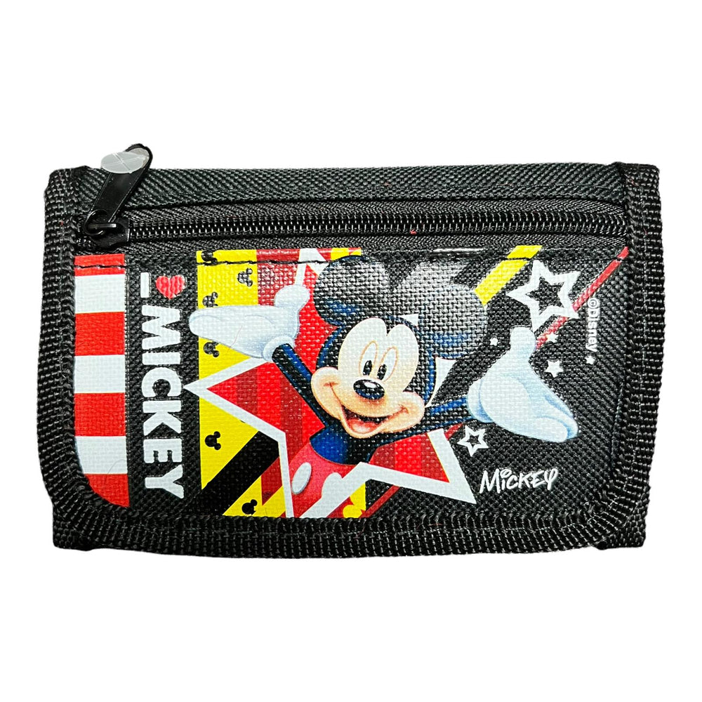 Disney Mickey Mouse Tri-Fold Wallet [Black]