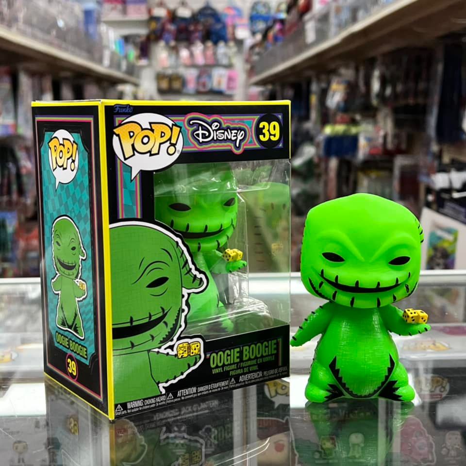 Funko Pop! DISNEY Nightmare Before Christmas - Oogie Boogie (Black light) Vinyl Figure