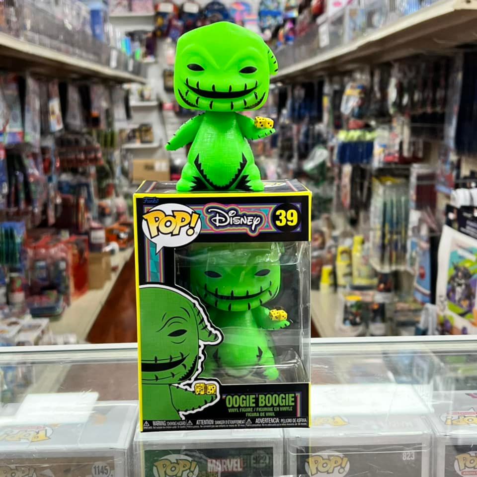 Funko Pop! DISNEY Nightmare Before Christmas - Oogie Boogie (Black light) Vinyl Figure