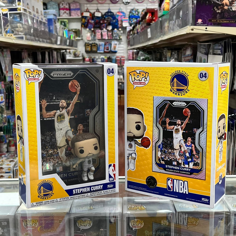 FUNKO POP! NBA Stephen Curry Pop! Trading Card Figure with Case #04 —  Beyond Collectibles