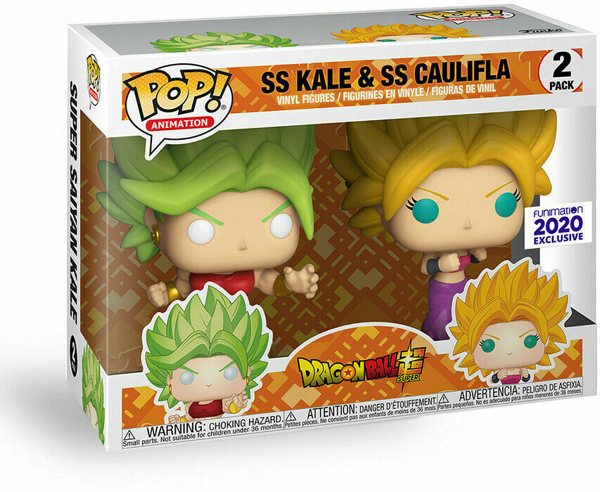 SS Kale & SS Caulifla 2020 Funimation Exclusive Dragon Ball Z Funko Pop! 2-Pack