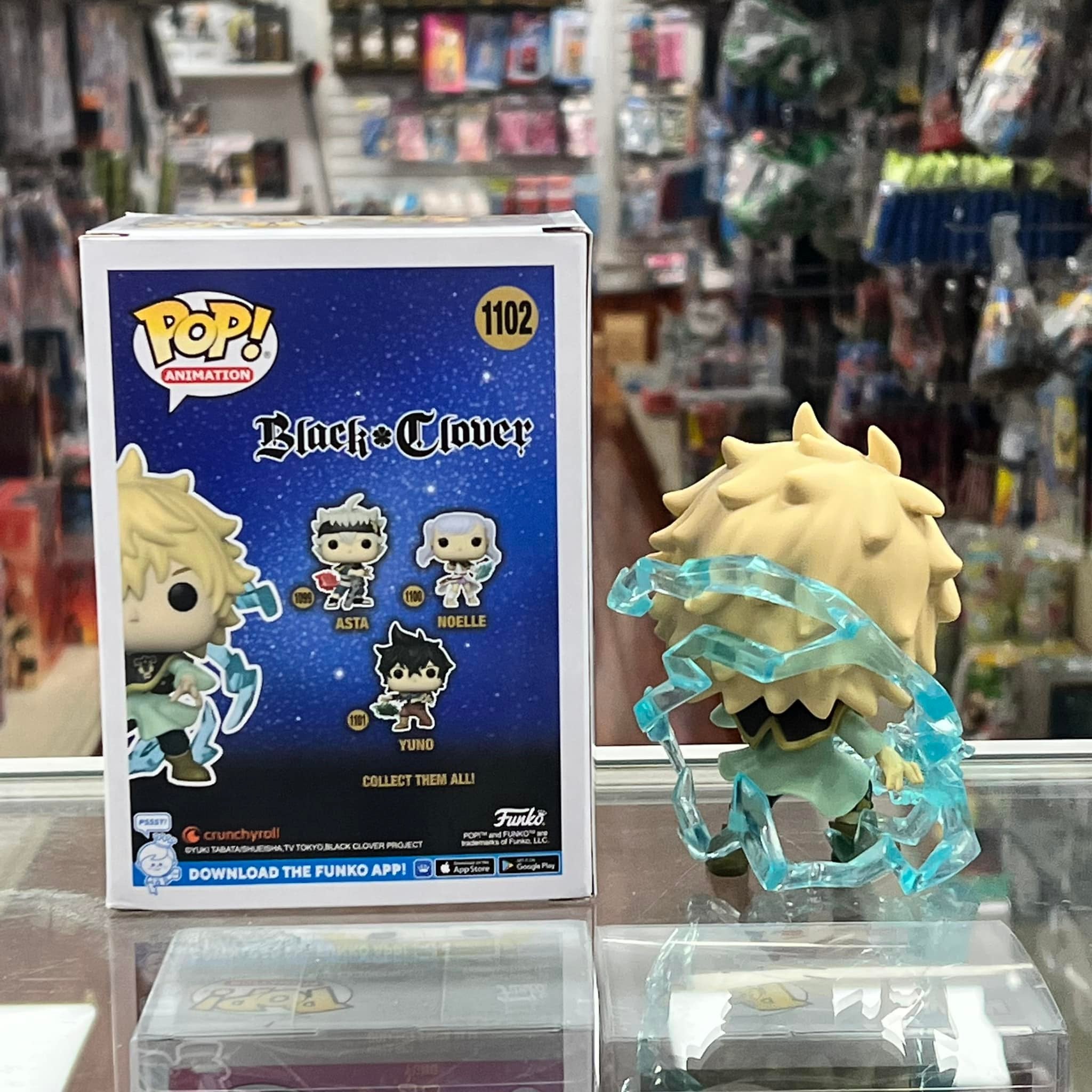 Funko  Pop! Black Clover Luck Voltia Vinyl Figure - AAA Anime Exclusive COMMON ONLY!!!