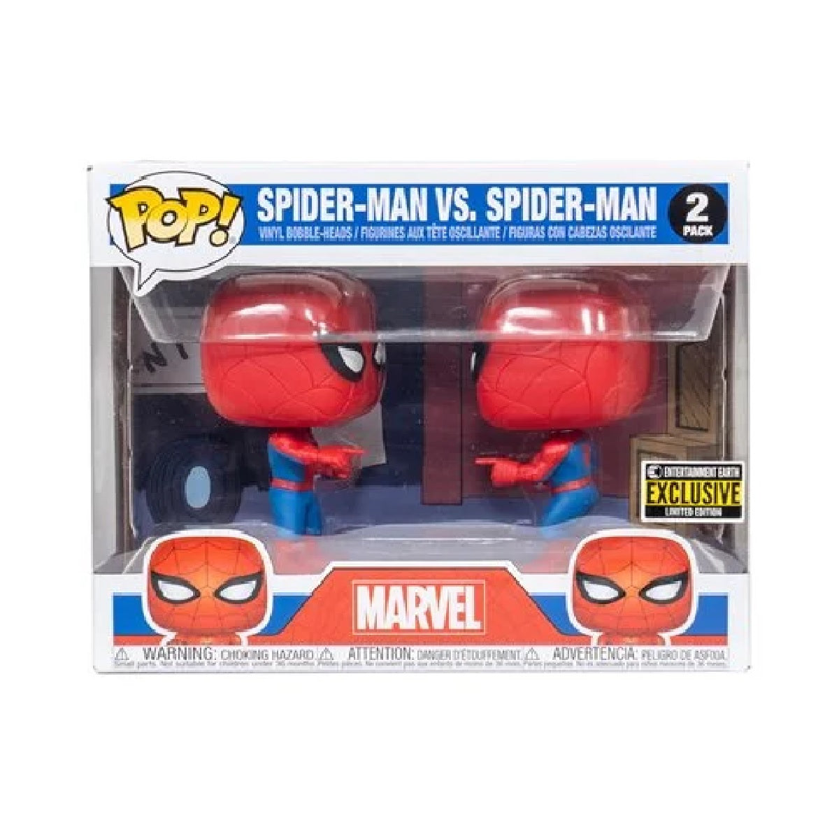 Funko Pop! Spider-Man Imposter Pop! Vinyl Figure 2-Pack – Entertainment Earth Exclusive