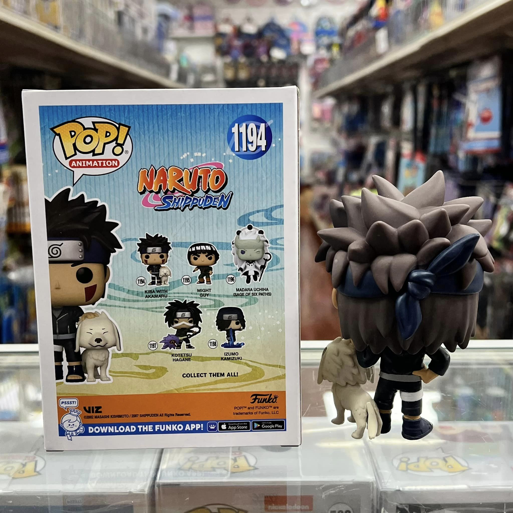 Funko Pop! Animation: Naruto - KIBA WITH AKAMARU Vinyl Figure #1194