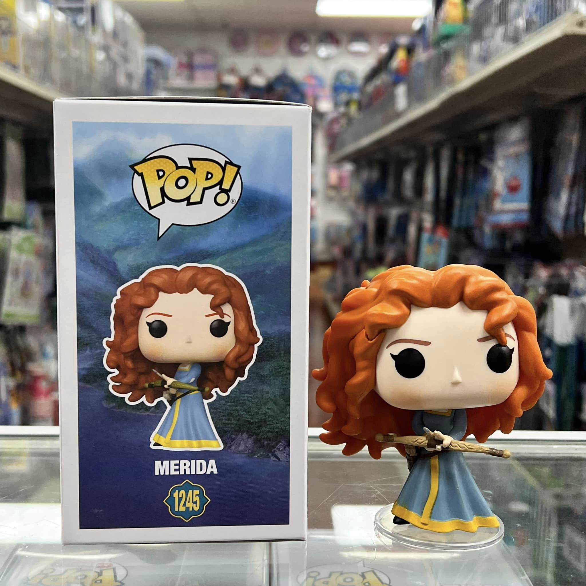 Funko Pop 2022 NYCC New York Comic Con Exclusive : DISNEY PIXAR BRAVE: MERIDA Vinyl Figure #1245