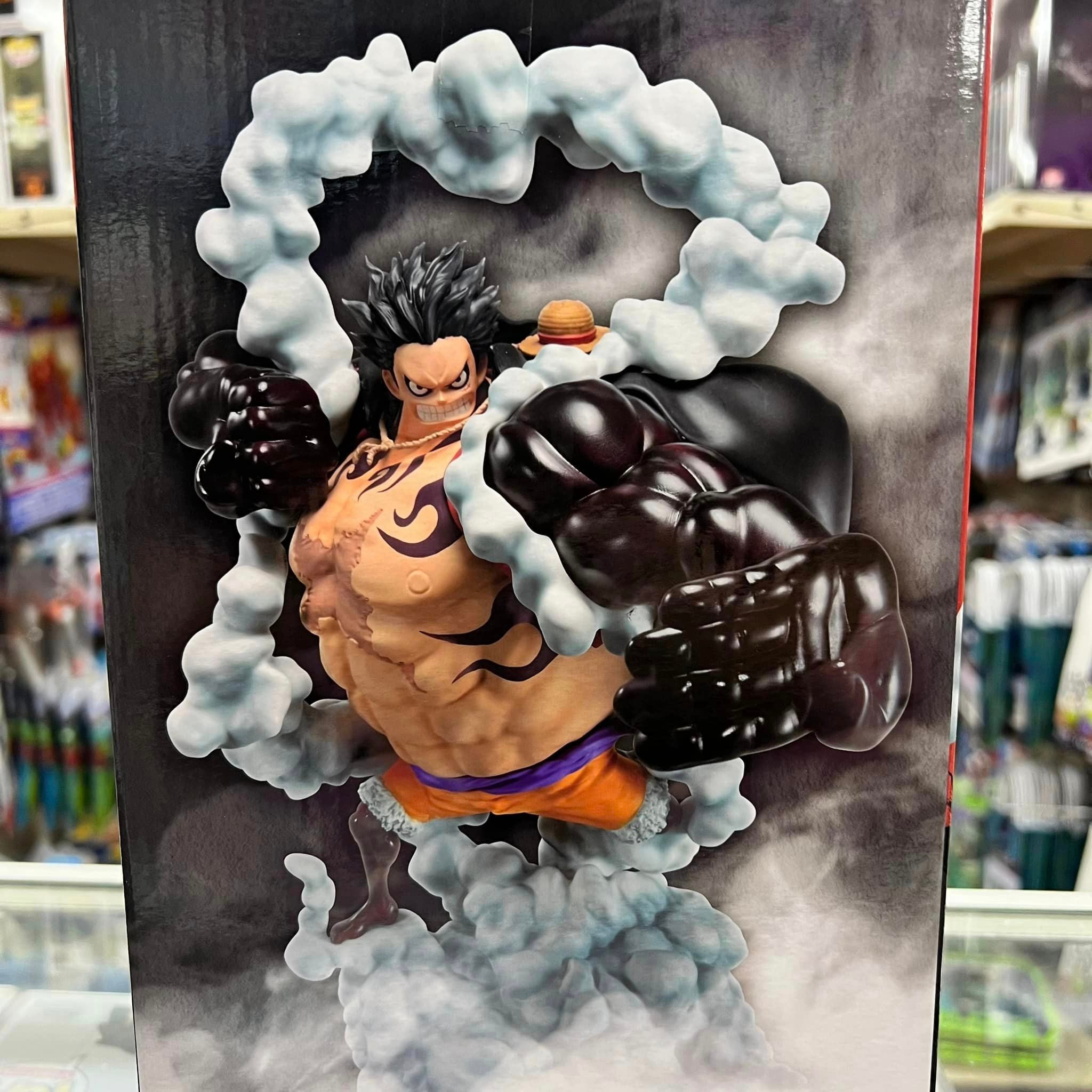 Bandai Tamashii Nations One Piece Monkey D. Luffy Wano Country Third Act Ichiban 7 9/10 inches Tall Statue