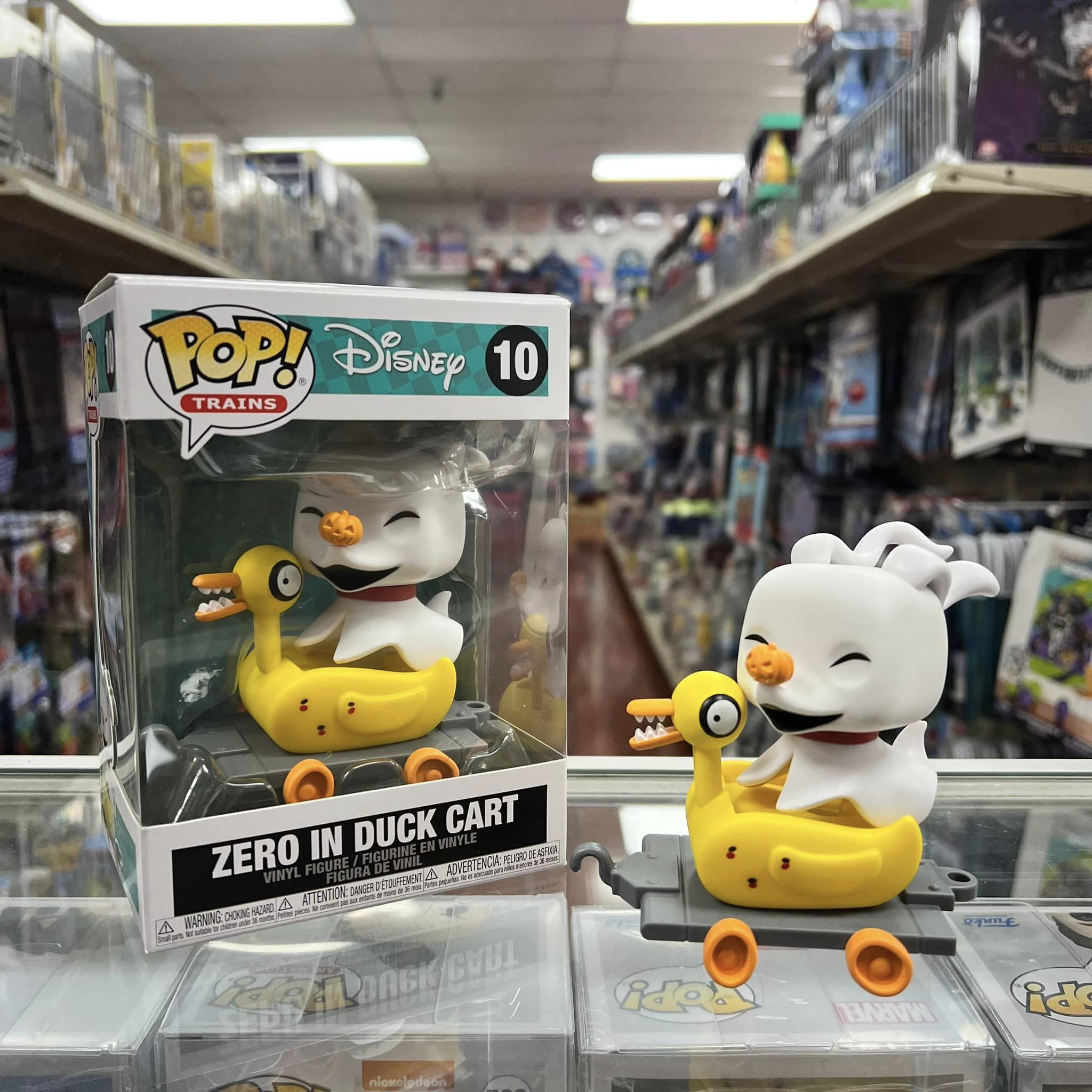 Funko Pop! DISNEY Nightmare Before Christmas - TRAINS: ZERO IN DUCK CART Vinyl Figure