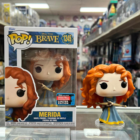 Funko Pop 2022 NYCC New York Comic Con Exclusive : DISNEY PIXAR BRAVE: MERIDA Vinyl Figure #1245