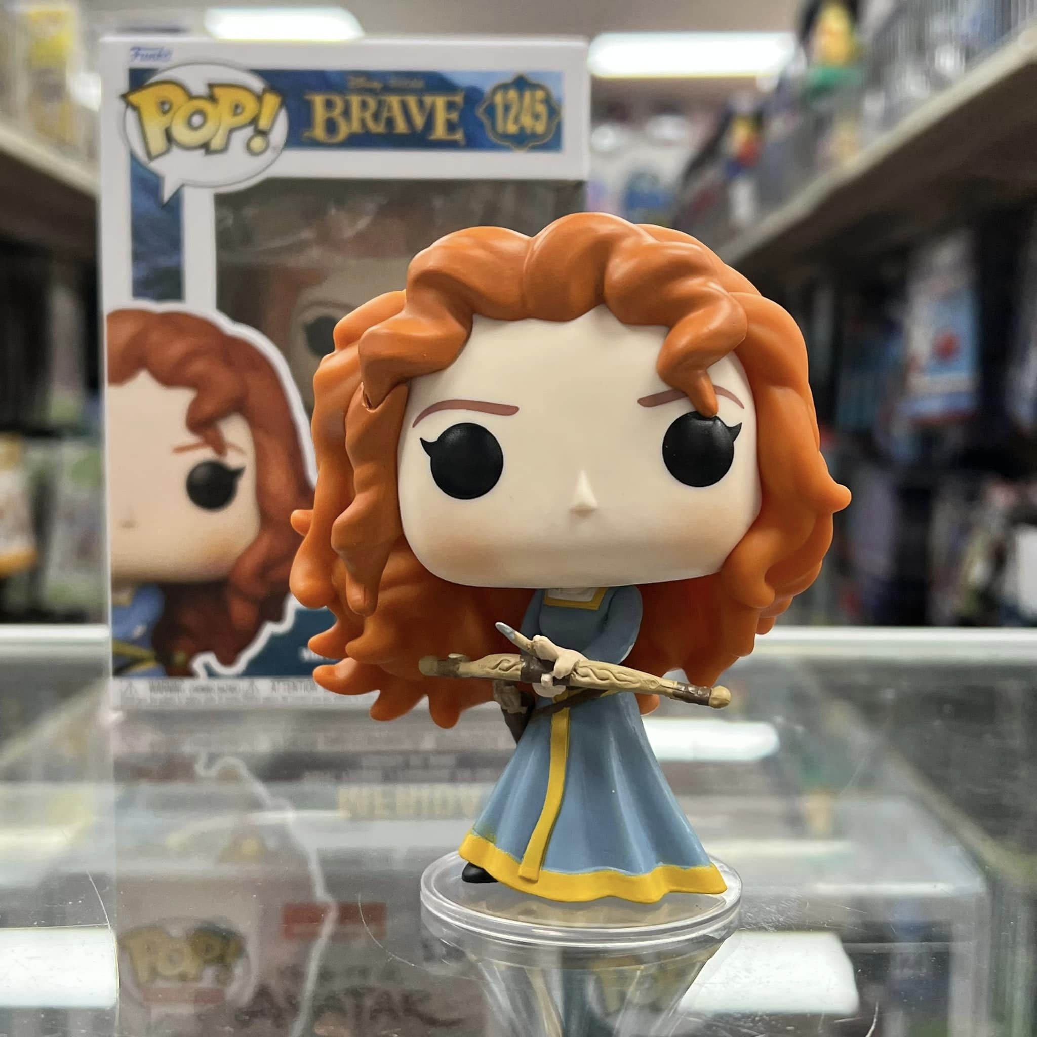 Funko Pop 2022 NYCC New York Comic Con Exclusive : DISNEY PIXAR BRAVE: MERIDA Vinyl Figure #1245