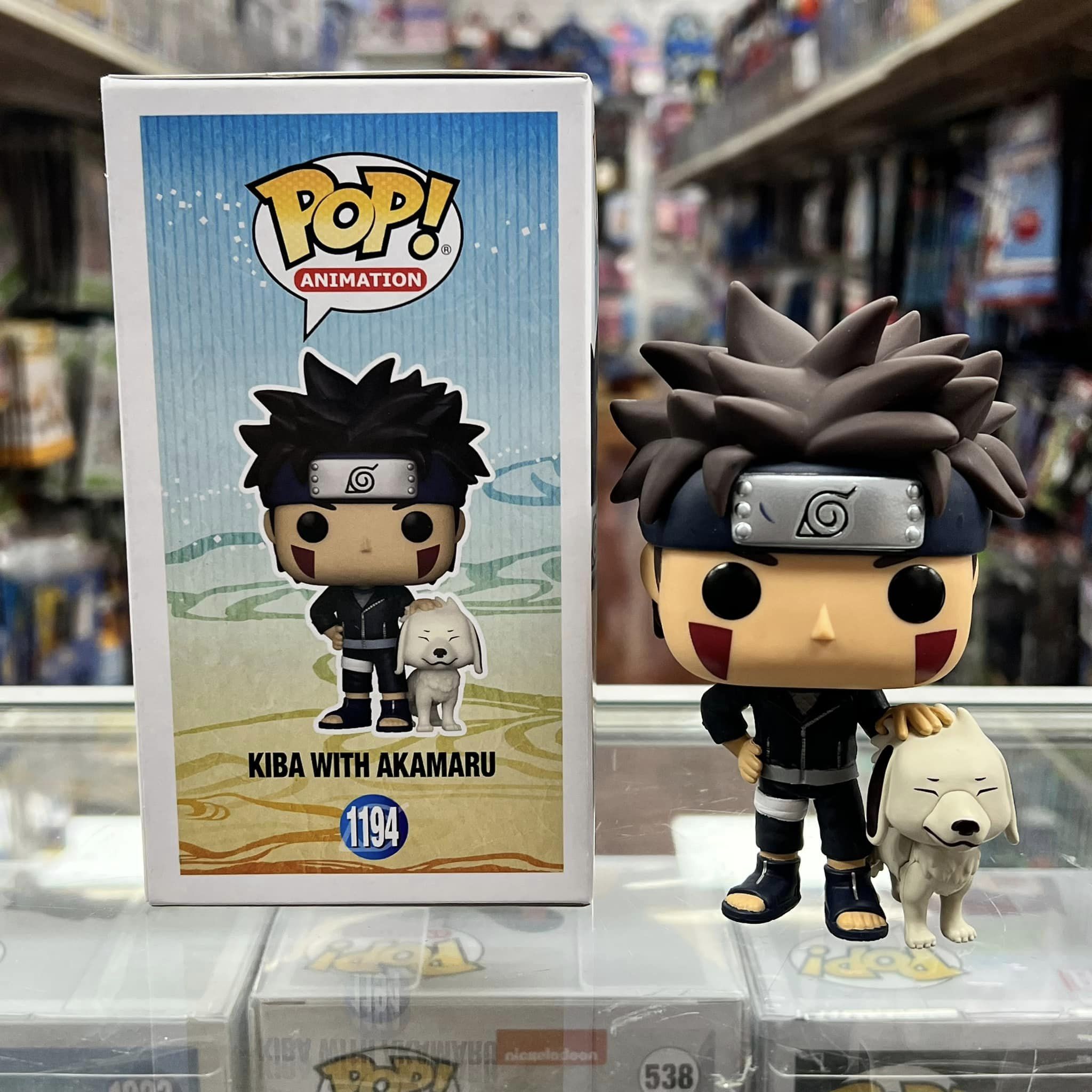 Funko Pop! Animation: Naruto - KIBA WITH AKAMARU Vinyl Figure #1194