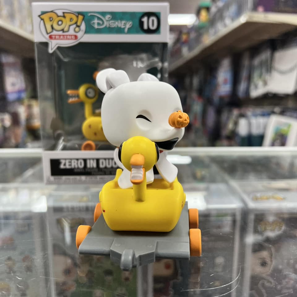 Funko Pop! DISNEY Nightmare Before Christmas - TRAINS: ZERO IN DUCK CART Vinyl Figure