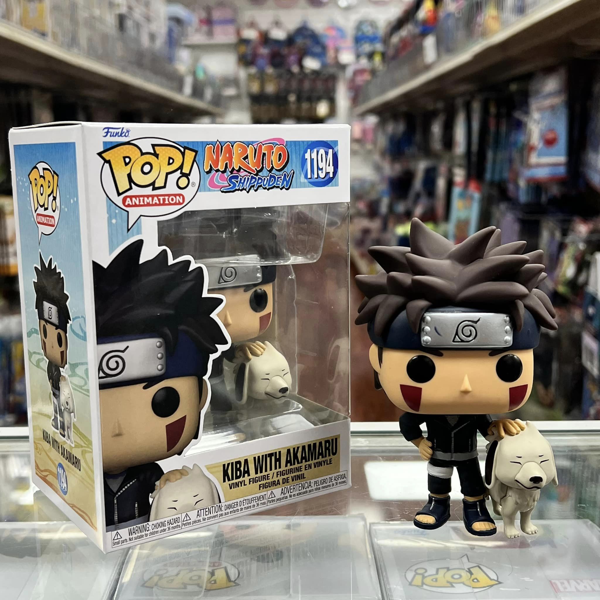 Funko Pop! Animation: Naruto - KIBA WITH AKAMARU Vinyl Figure #1194