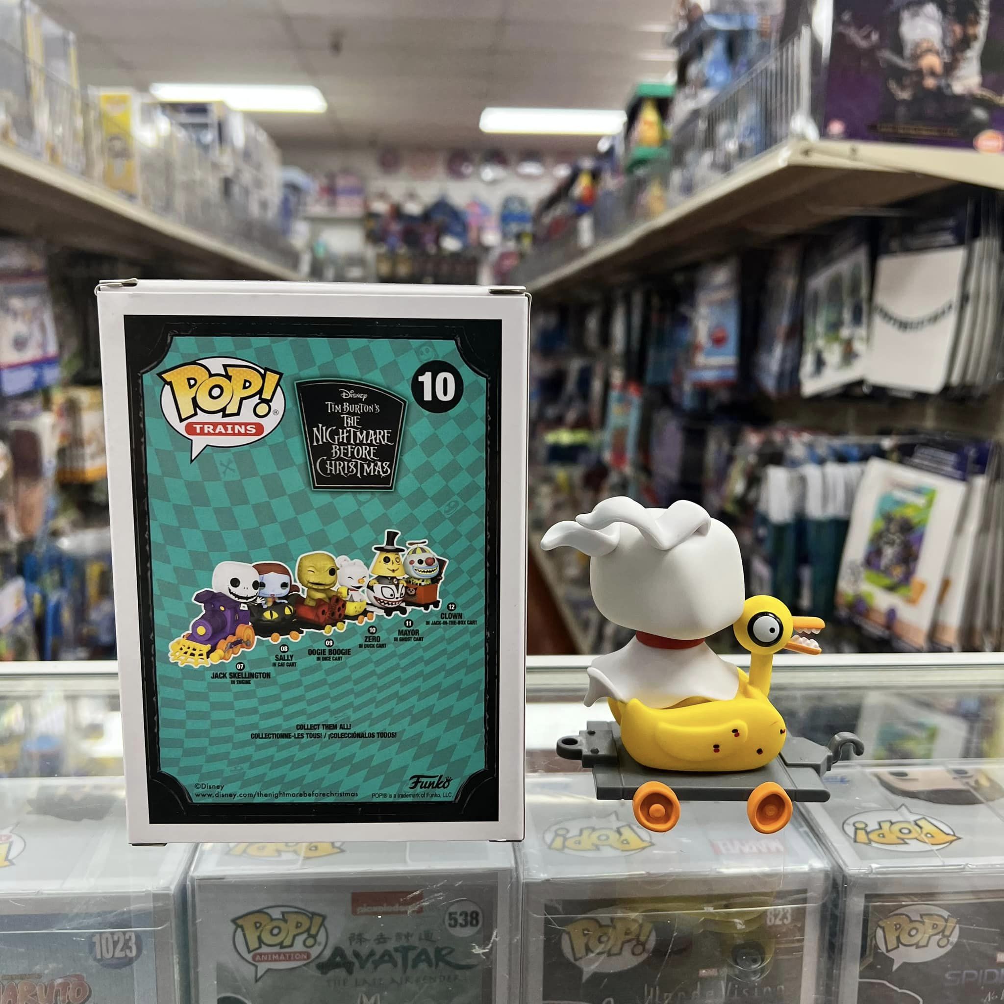 Funko Pop! DISNEY Nightmare Before Christmas - TRAINS: ZERO IN DUCK CART Vinyl Figure