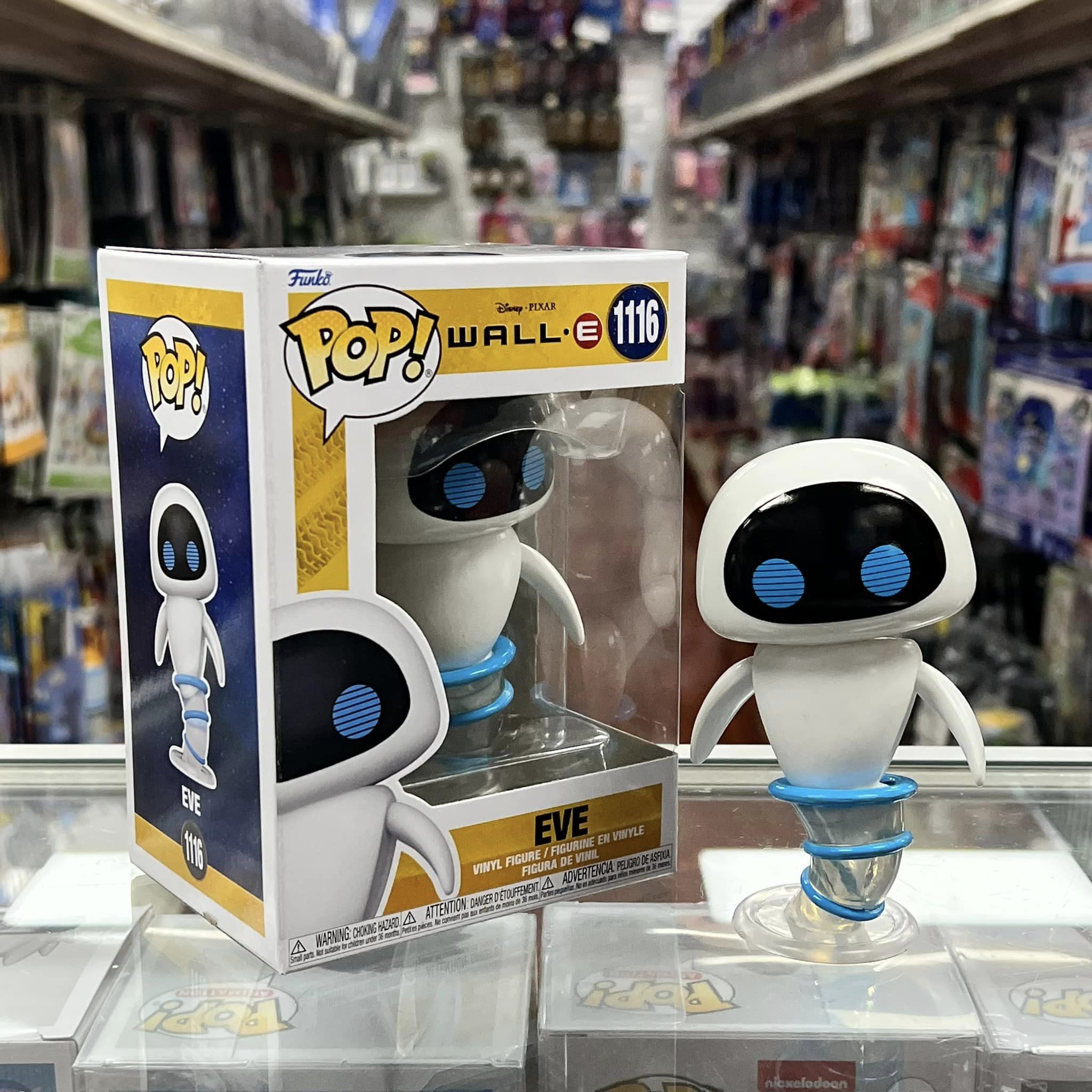 FUNKO POP! DISNEY PIXAR: WAll E: EVE Vinyl Figure #1116
