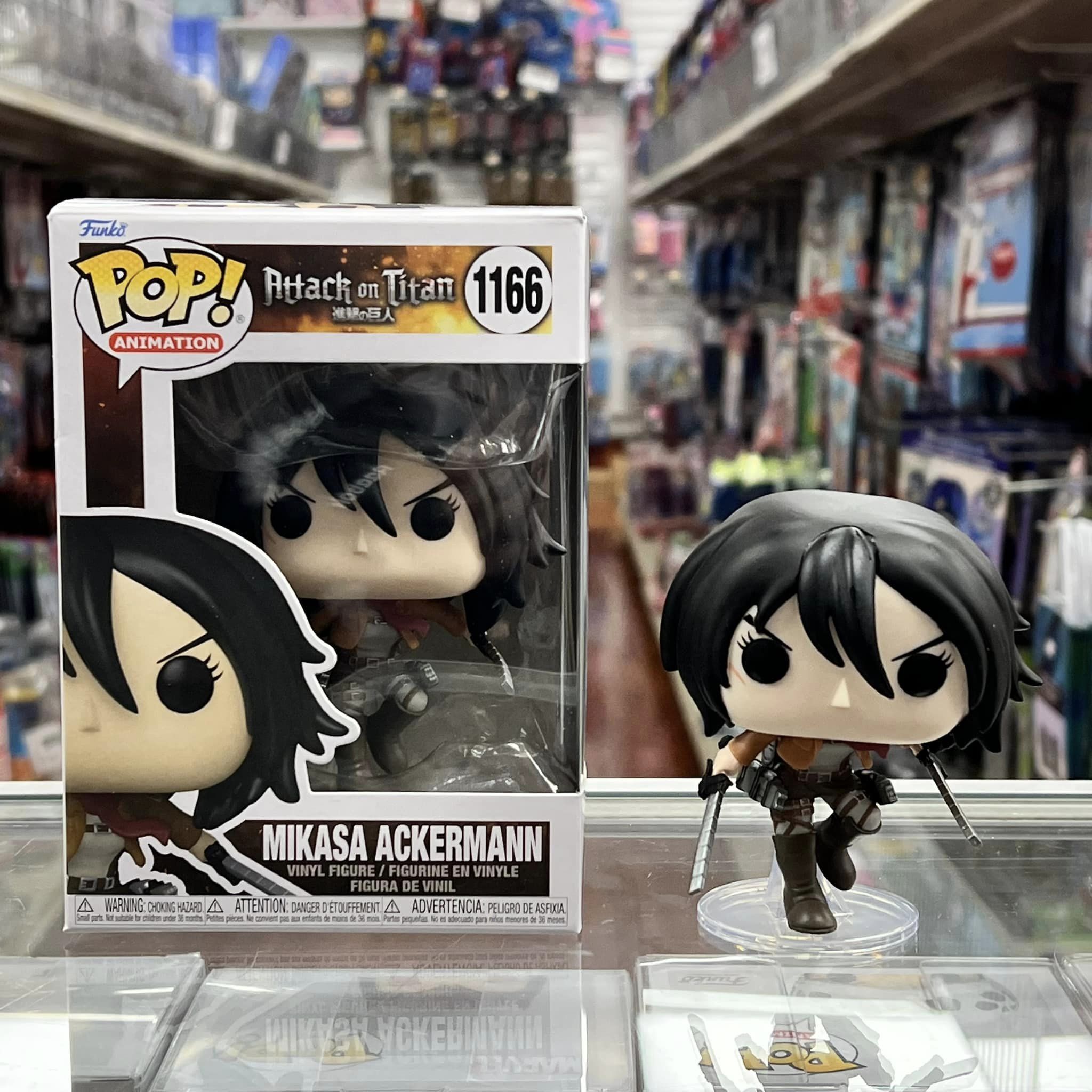 Funko POP! Anime Attack on Titan MIKASA ACKERMANN Vinyl Figure #1166