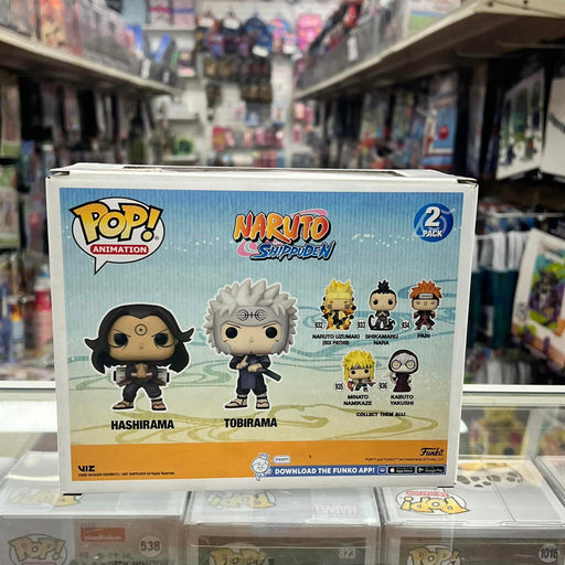 Funko Pop! Naruto Shippuden HASHIRAMA & TOBIRAMA Vinyl Figure 2 PACK