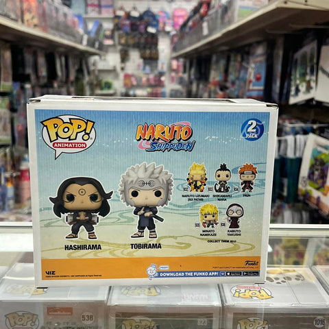Funko Pop! Naruto Shippuden HASHIRAMA & TOBIRAMA Vinyl Figure 2 PACK